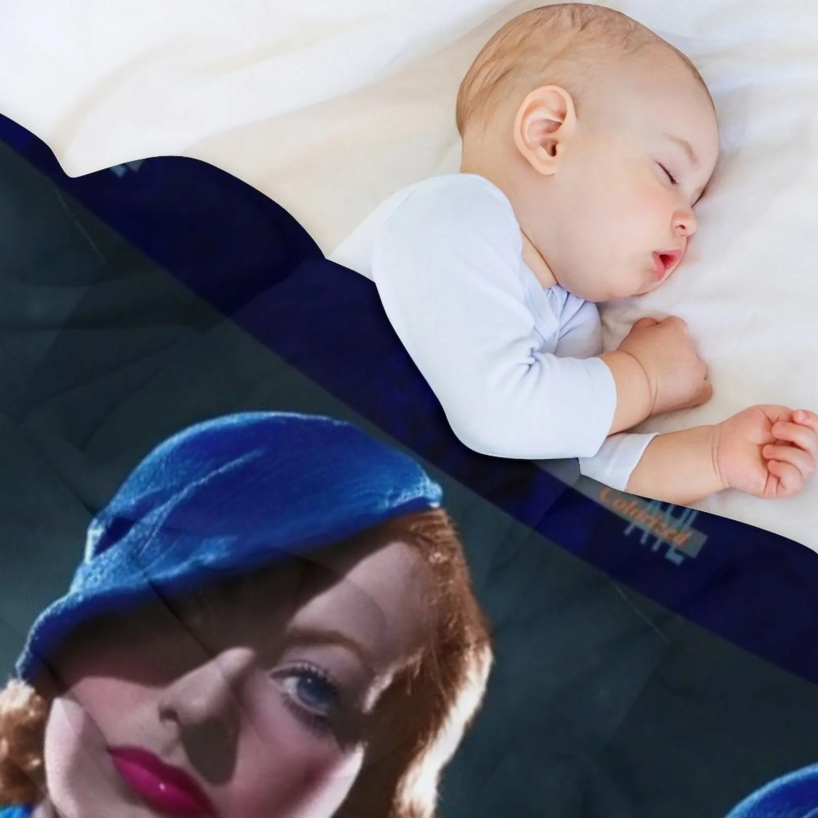 جوان كروفورد، 1933 رمي بطانية نزهة أريكة سرير بياضات سرير أرائك عصرية بطانيات