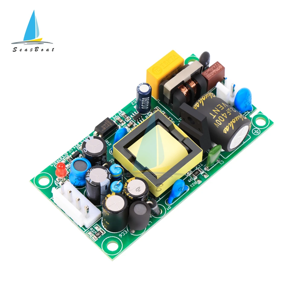 AC-DC понижающий преобразователь, импульсный источник питания, модуль AC100-240V до 5 В, 12 В, 24 В, двойной выход, изолированный регулятор напряжения CV
