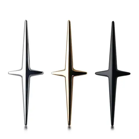 자동차 스타일링 3D 로고 스티커 크로스 엠블럼 배지 아플리케 자동차 장식 액세서리, 링컨 MKX MKZ MKC 네비게이터 MKT MKS에 적합