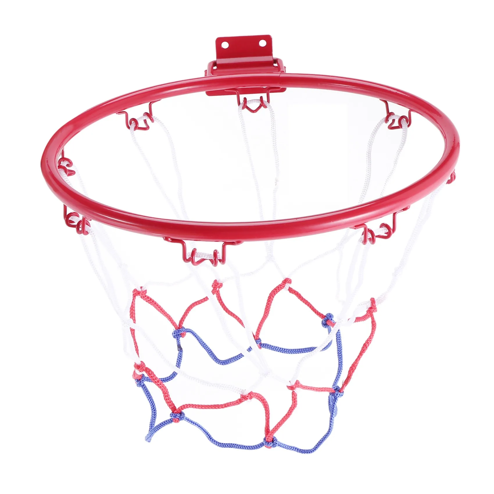 Rete per canestro da basket montata a parete da 32 cm Cerchio in metallo Cestino sospeso Cerchio da parete per basket con viti Sport all'aperto per interni