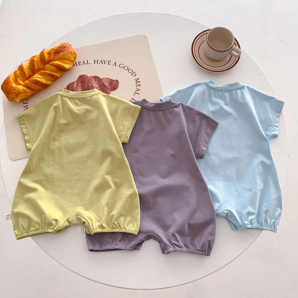 Summer Baby Jumpsuit Cartoon Cute Loose Cotton Baby Bodysuit 0-24 Months