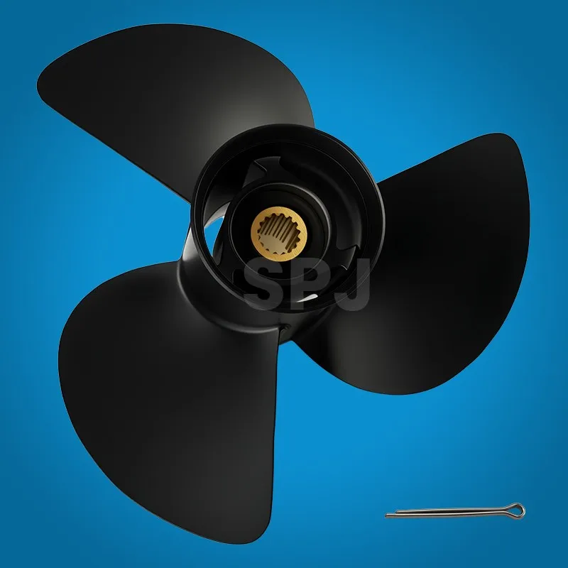 Boat Propeller 14x11 for SUZUKI 60HP 70HP 90HP 100HP 115HP 140HP Aluminum Propeller 3 Blade 15 Tooth Boat Engine Parts
