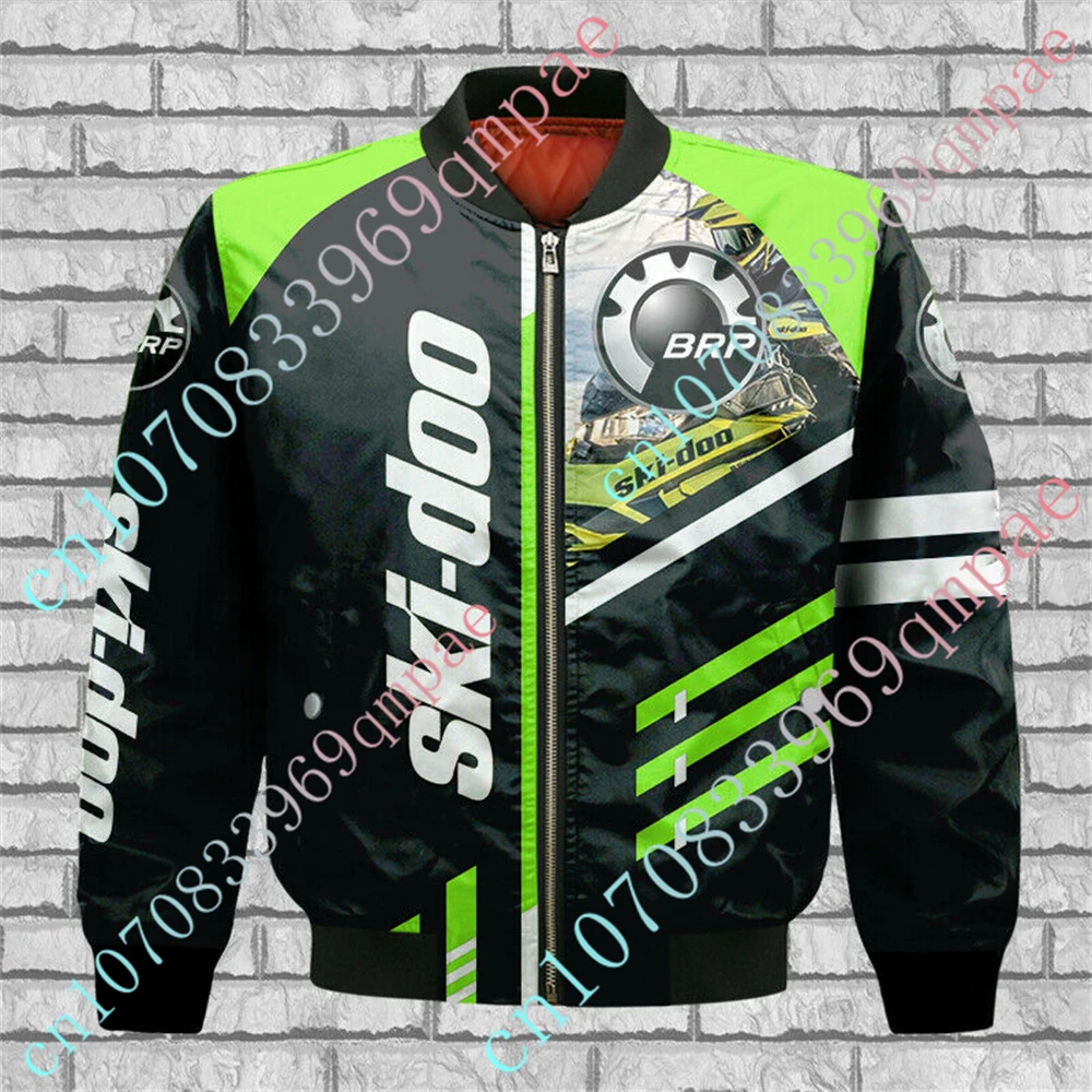 

Ski-doo Jackets For Men's Clothing Harajuku Parkas Windbreaker Techwear Baseball Uniform Thick Coats Bomber Jacket Custom Logo