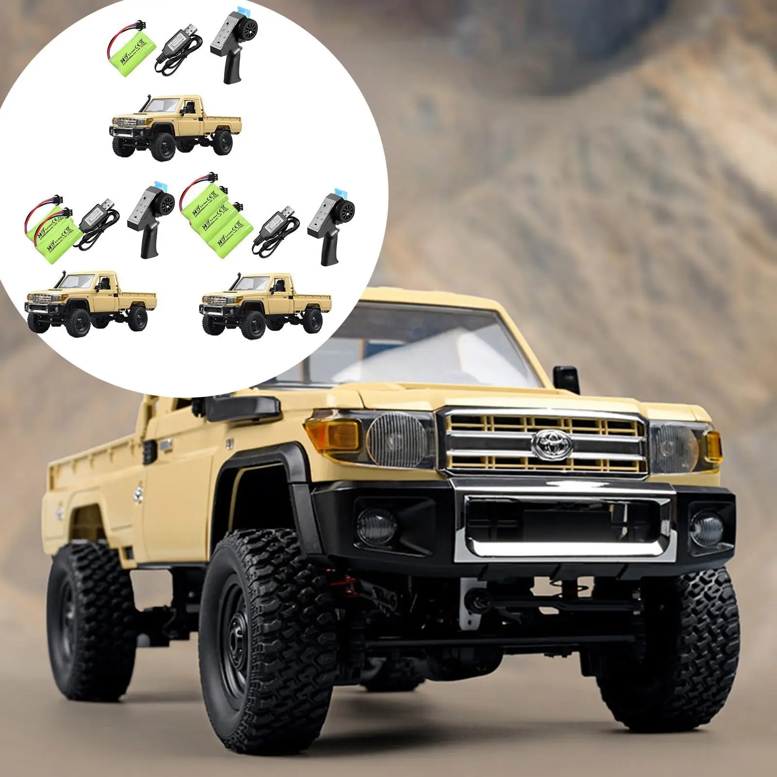 

1/12 RC Crawler Car All Terrain 4WD Road RC Truck for Grasslands Grass
