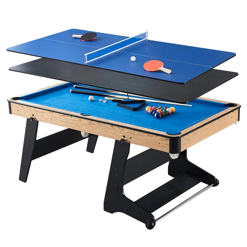 

6 f t 1.8 m indoor adult children's folding pool table snooker table billiard table table table tennis table conference table