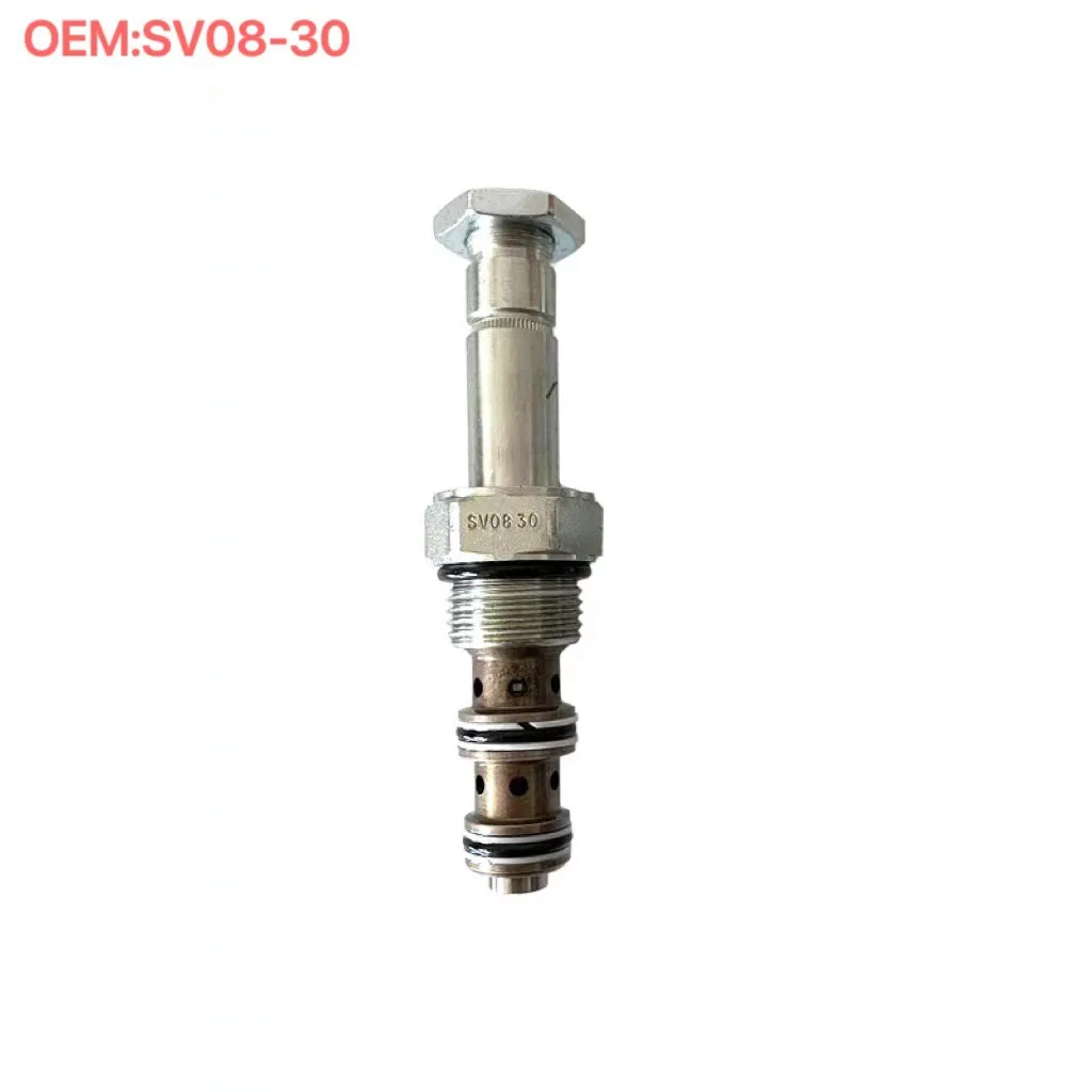 high-temperature check valve solenoid valve core SV08-30 for Haidafos  for excavator,construction machinery parts