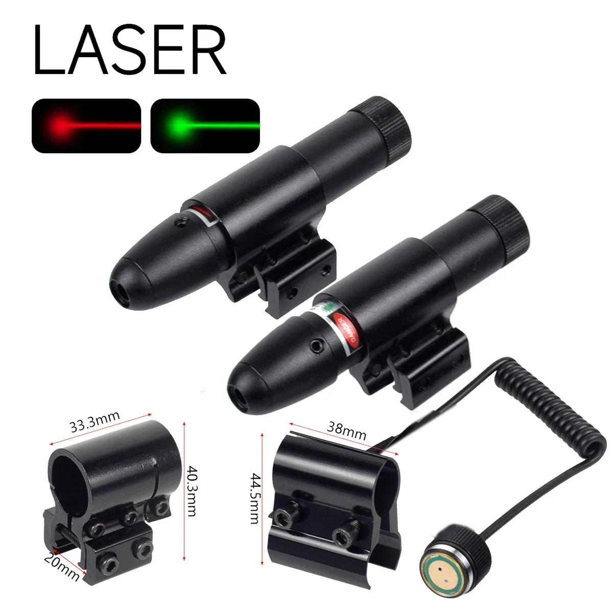 Hunting Red/Green Dot Laser Calibrator Adjustable Tactical Laser Aiming Optical Instrument Portable Accurate Professional Laser