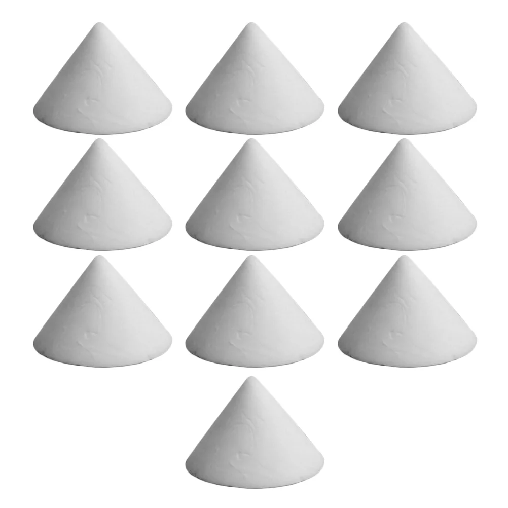 

10 Pcs Nail Ceramic Pottery Firing Support DIY Tools Bracket Clay Nails White Kiln