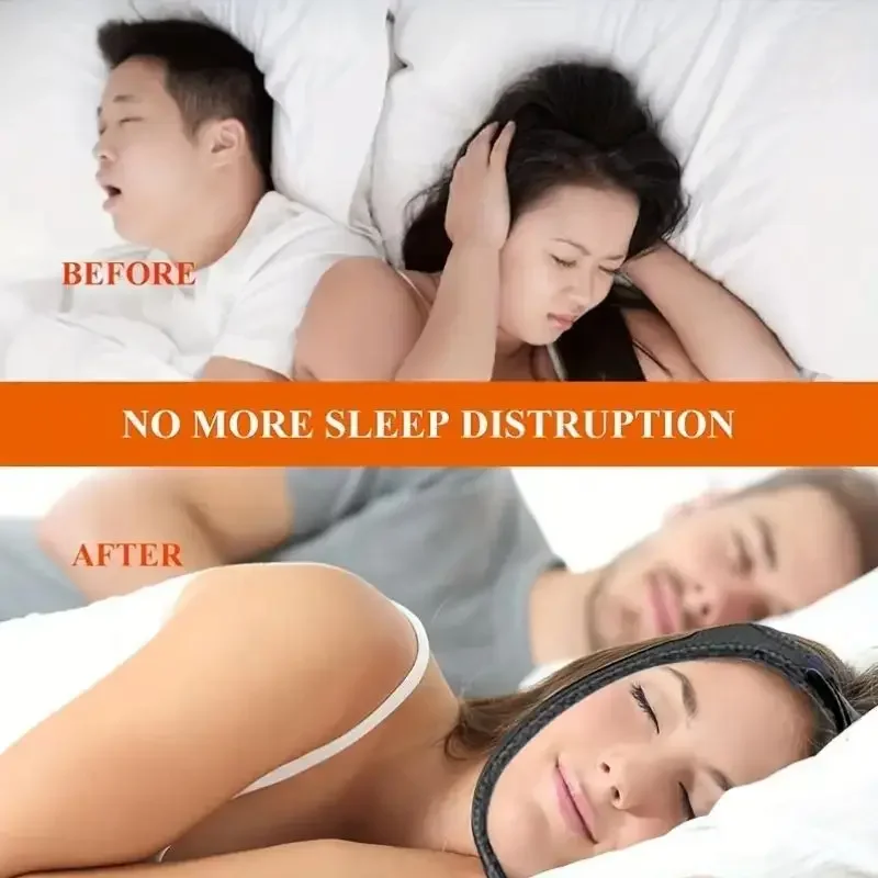 Anti Snoring Belt Triangular Chin Strap Mouth Guard Gifts for Women Men Better Breath Health Snore Stopper Bandage Sleep Aid