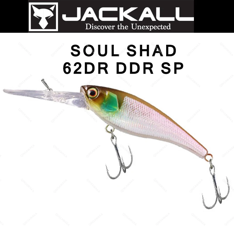 

JAPAN JACKALL SOUL SHAD 62 DR DDR SP 6.8g 62mm 2-2.5m MINNOW Fishing Stream Trout Bait Floating Lure Salt Water Flight Distance