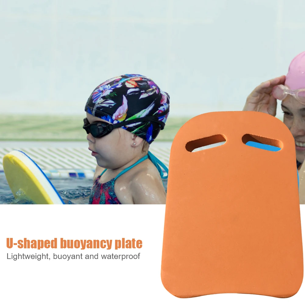 Swimming Pool Buoyancy Kickboard EVA Foam Floating Board for Kids Adults Swimming Training Aid Float Plate U-Shaped Kickboard ﻿