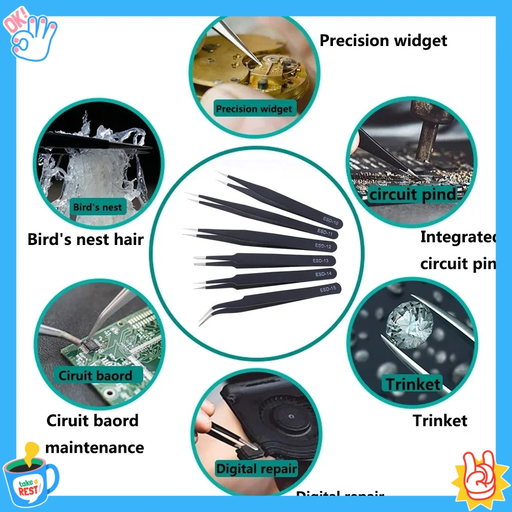 6Pcs Precision Twee…