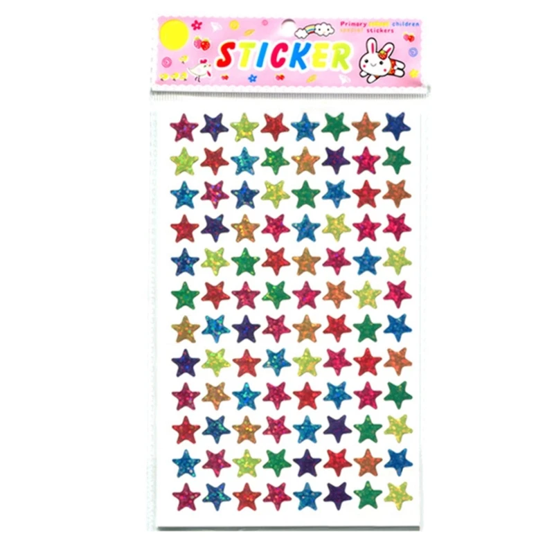 10 Sheet Mini Kindergarten Award Stickers Teacher Praise Label Award Five-pointed Star Back to School Stationery Dropshipping