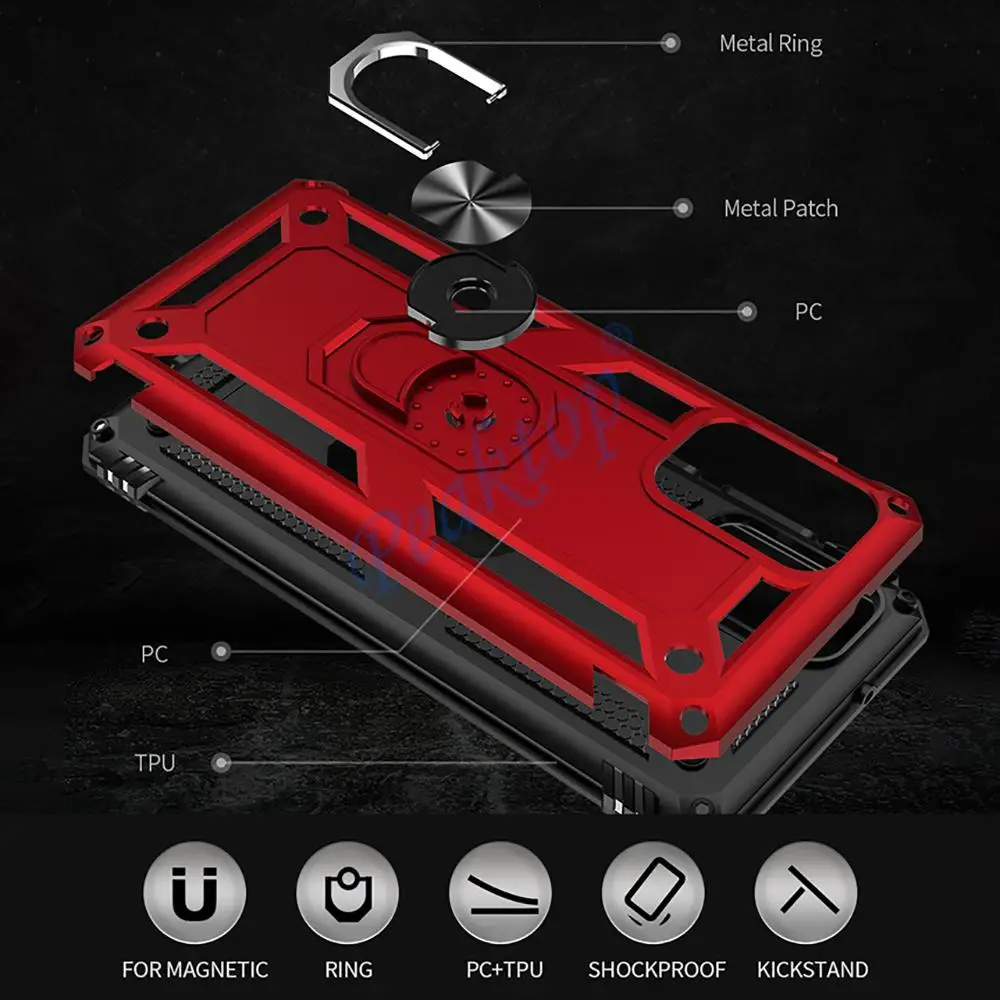 Anti Shock Case Coque For Samsung Galaxy M31S M51 M21 M31 ShockProof Magnet Case Cover For Samsung A52 A72 A51 A71 A12 A32