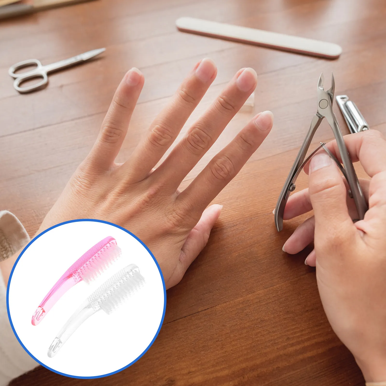 

Набор из 5 многофункциональных щеток для чистки ногтей, премиум-класса, пластиковые, для удаления пыли с ногтей, для салона, спальни, ванной, портативные, для маникюра