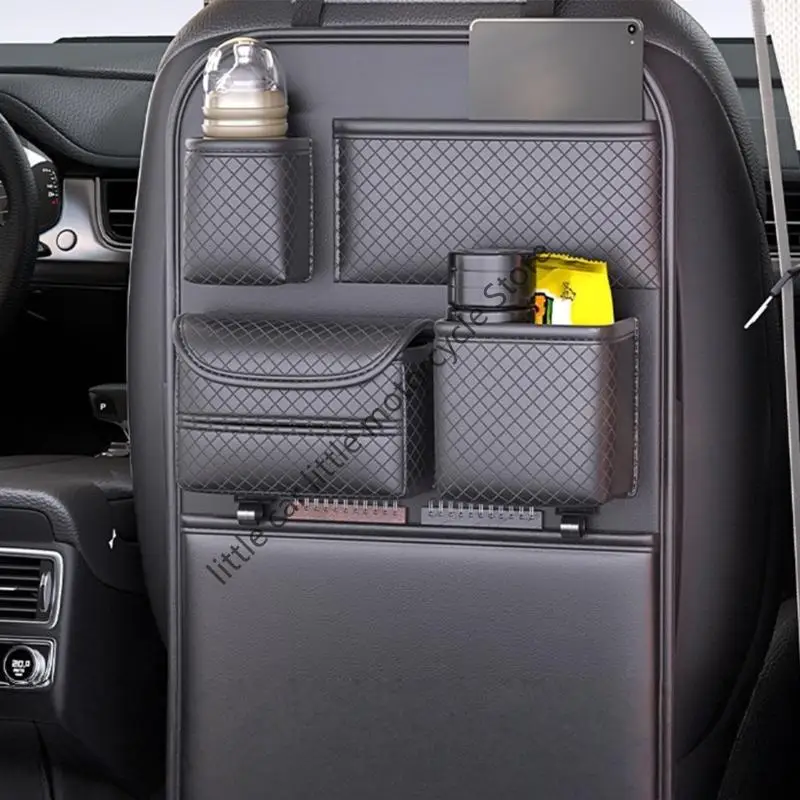 

R9CC Backseat Storage Pocket for Car SUV Multifunctional Car Kick Mat Back Bag