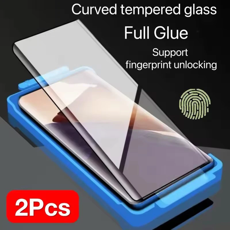 ل Honor 200 Pro 400 90 60 70 واقي شاشة ذو غراء كامل Honor Magic V 5 VS 2 3 7 5 6 Pro من الزجاج المقسى مع أداة المثبت