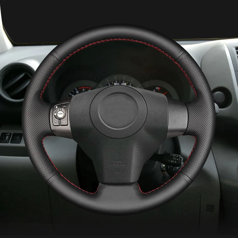 Custom Handmade Car Steering Wheel For Toyota Select Rav4 2009 2010 2011 2012 Years Protective Case Breathable Steering Covers