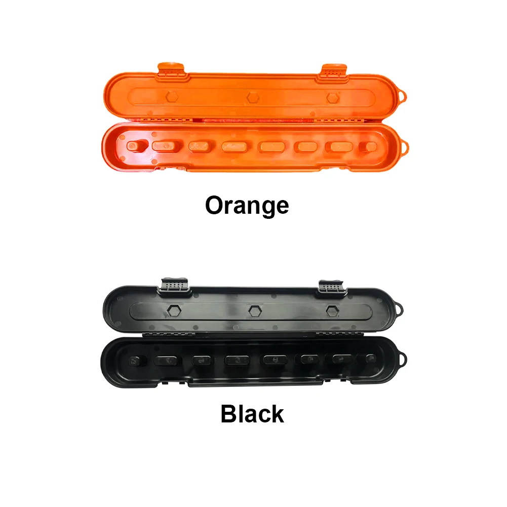 Portable Lightweight Chainsaw Chain Storage Case For 10in 16in 18in 20in Large Capacity Space Saving Plastic Material