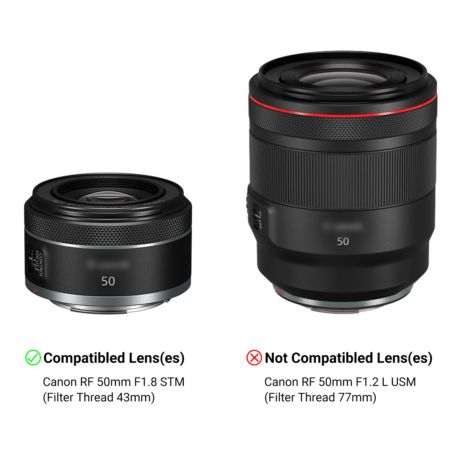 H*e様 美品 キャノン Canon RF50mmF1.8 STM NDフィルタ S5462ea4fb9fb43f0af16a81b210f1
