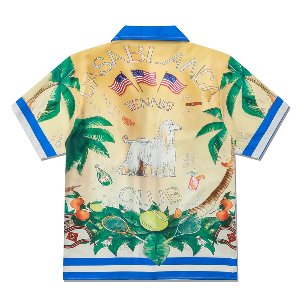 ,Beach Shirt Men 3 Digital Full Printing Hawaiian Shirts Male Top