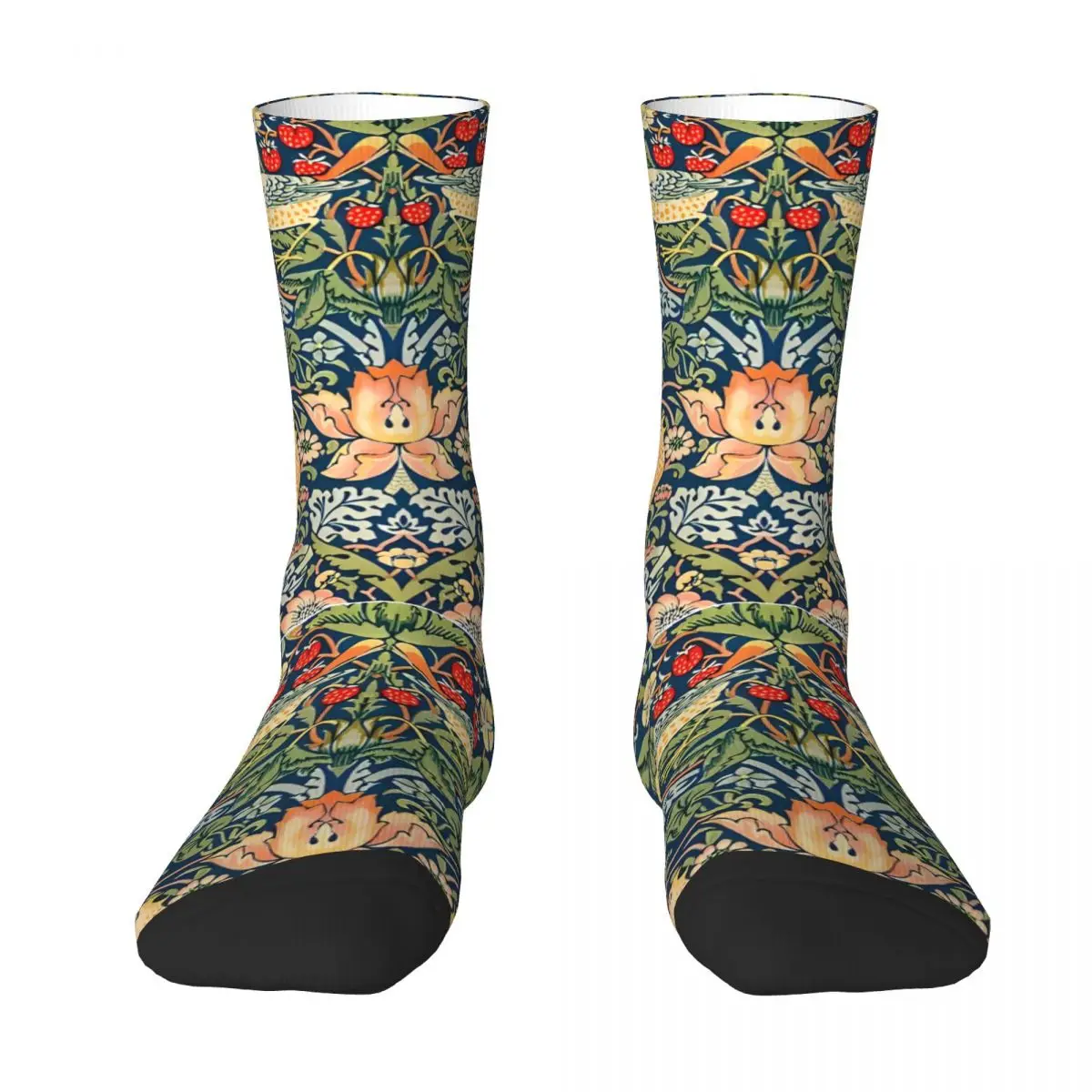 William Morris-art Nouveau Socks Autumn Stockings Casual Adults Men Quality Socks Design Outdoor Anti Bacterial Socks