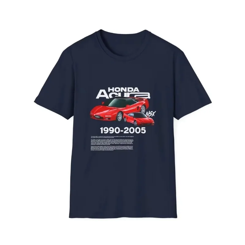 

Honda 2026 New Hot Men's and Women's T-shirt Acura NSX 1990-2005 Summer Cotton Shirts Spring Autumn Motorcycle Off-road Top