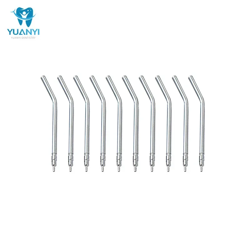 Professional 3 Way Syringe Tips Stainless Steel Syringe Spray Nozzles Tips Air Water Spray Triple Syringe for 3 Way Tube