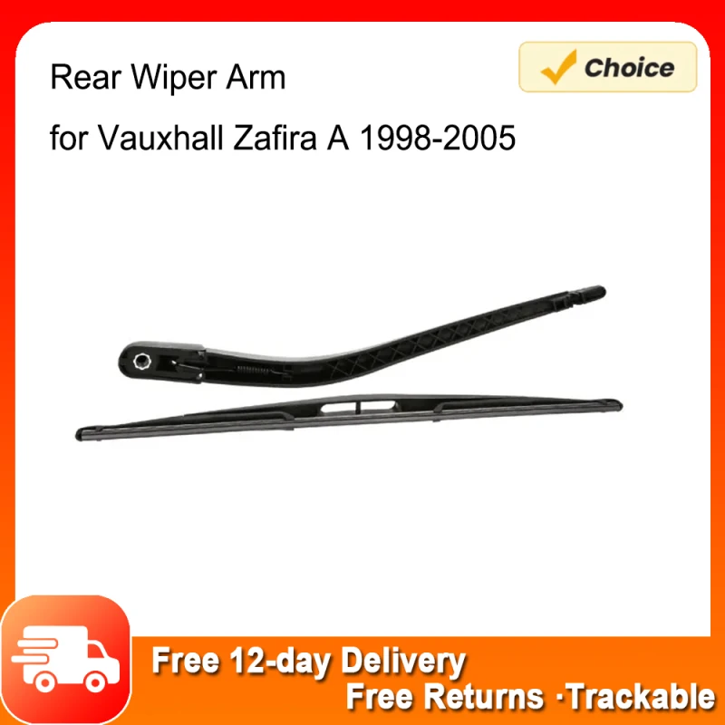 

Rear Wiper Arm and Blade Replacement for Vauxhall Zafira A 1998-2005 Rear Wiper Arm Plastic Rubber Material