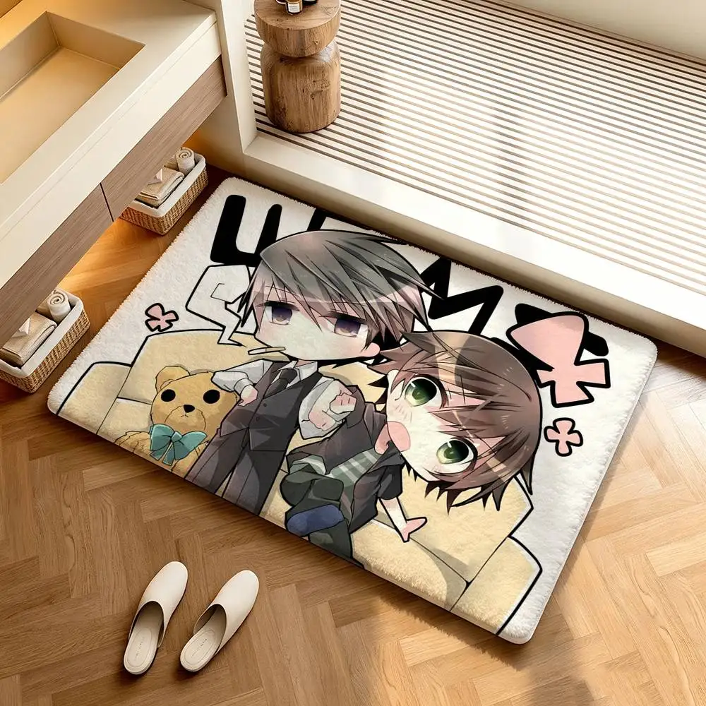 Sekai Ichi Hatsuko  Shower Room Absorbent Small Floor Mat Soft Comfortable Decorative Foot Mat