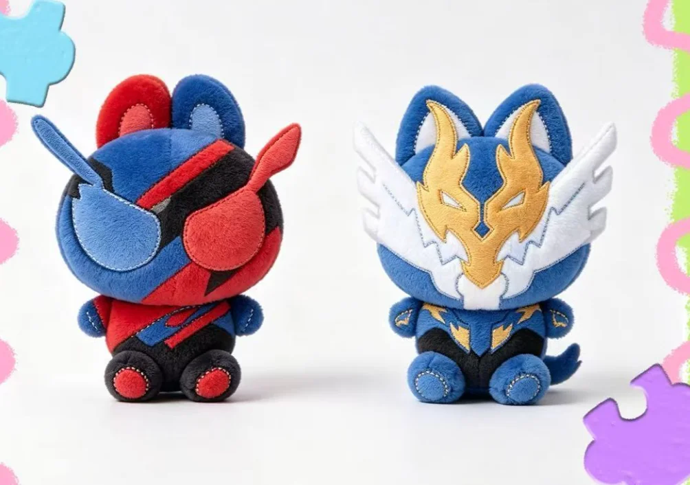 Build Cross Z 15cm Kamen Rider Attribute Cotton Doll Body Dress Up Clothing Cute Soft Toy Figures Fans Collection Gifts