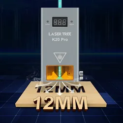 LASER TREE 20W Optical Power Laser Head with Air Assist TTL Blue Light Module for Laser Machine Cutting Engraving DIY Tools