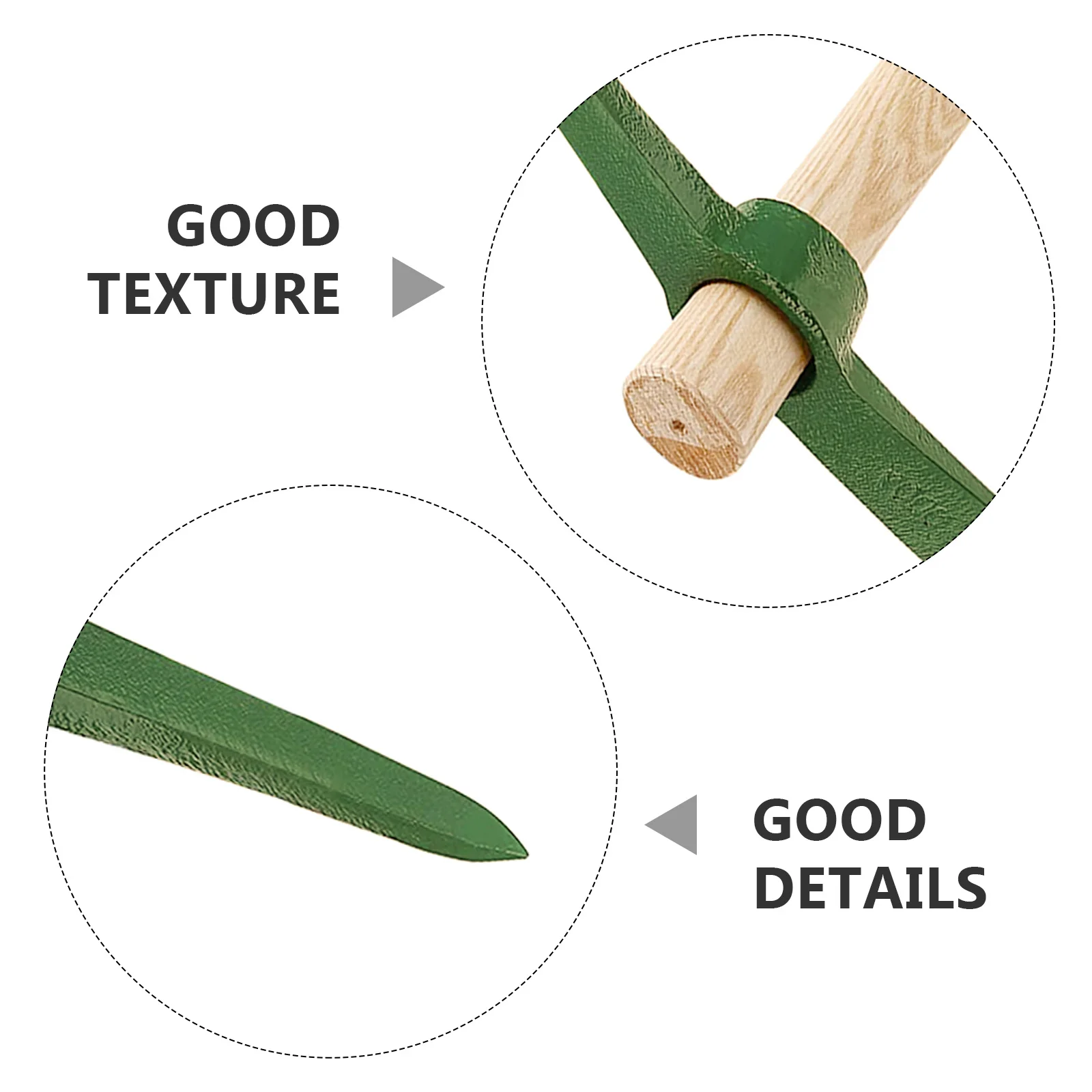 مجرفة حديقة من الخشب الصلب الفاخرة أداة البستنة شديدة التحمل لزراعة إزالة الأعشاب الضارة مجرفة صغيرة محمولة مقاومة للصدأ للزهور الخارجية #5