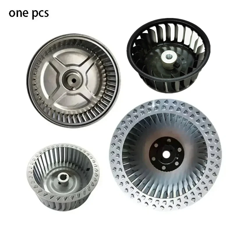 1PCS Impeller Centrifugal Vane Motor Blades Fan Impeller Shaft Aluminum Blower Fan Small Blade Wheel Multivane CW/CCW