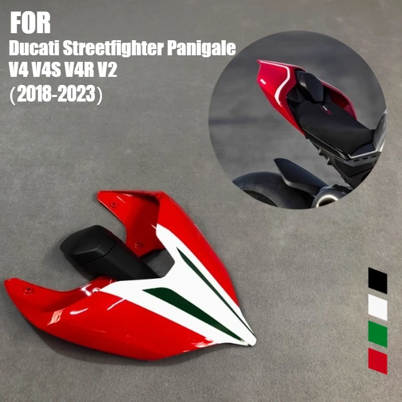 

Для DUCATI Panigale V4/S V4R V2 Streetfighter V4/S V2 2018-2023 задний горб с одним сиденьем, задний хвостовой горб, сердечник, обтекатель из АБС-пластика, подходит
