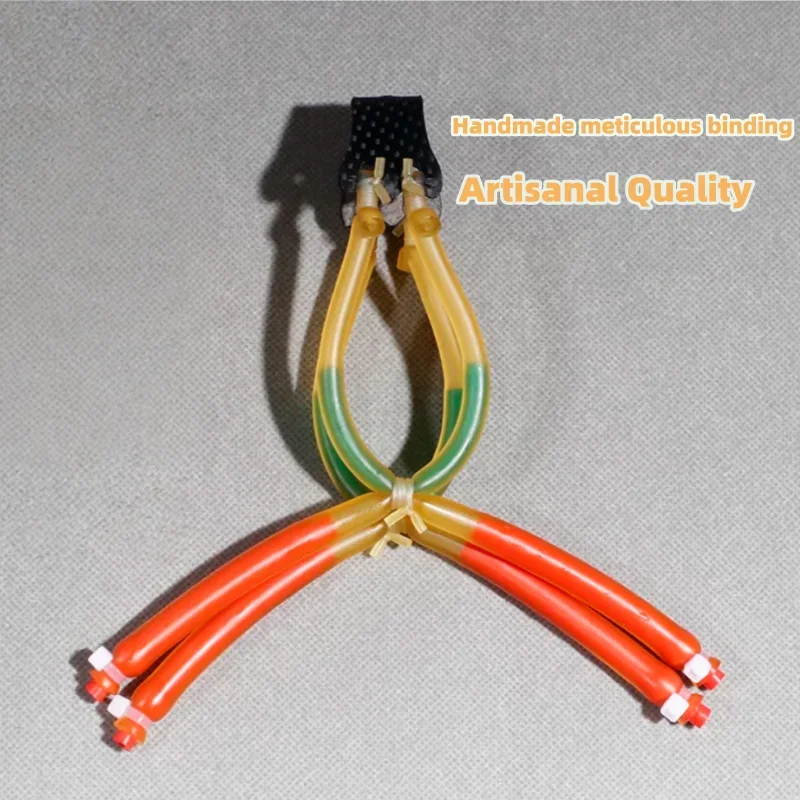 3070 Four-strand Thickened Round Slingshot Rubber Bands Four-section High-elastic Latex Suitable for Outdoor Shooting Practice