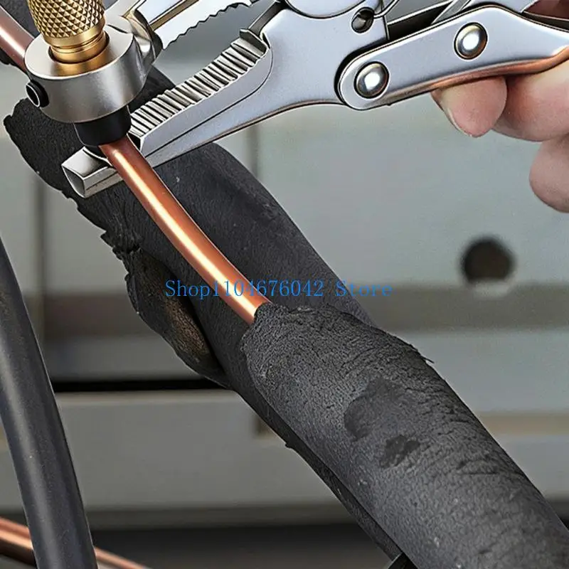 

652F Adjustable Grip Refrigeration Recovery Pliers Connector Steel Air Conditioning