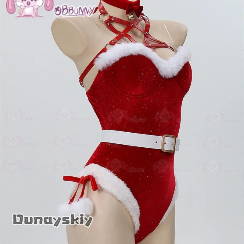 

A Cos@AChristmas Witch Cosplay Red Velvet Bunny Girl Cape Roleplay Outfit . Sexy Design Bunny Girls Red Bodysuit Stockings