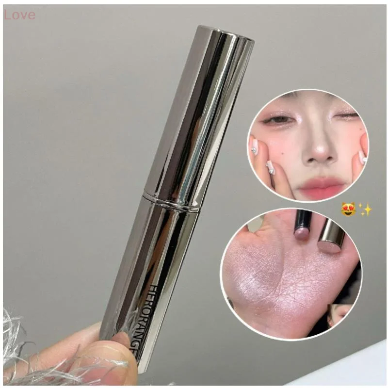 [LP] HERORANGE لامع هيغليغتر عصا بريق طبيعي أبيض تسليط الضوء على عينيه قلم كونتور تظليل اشراق ماكياج الوجه