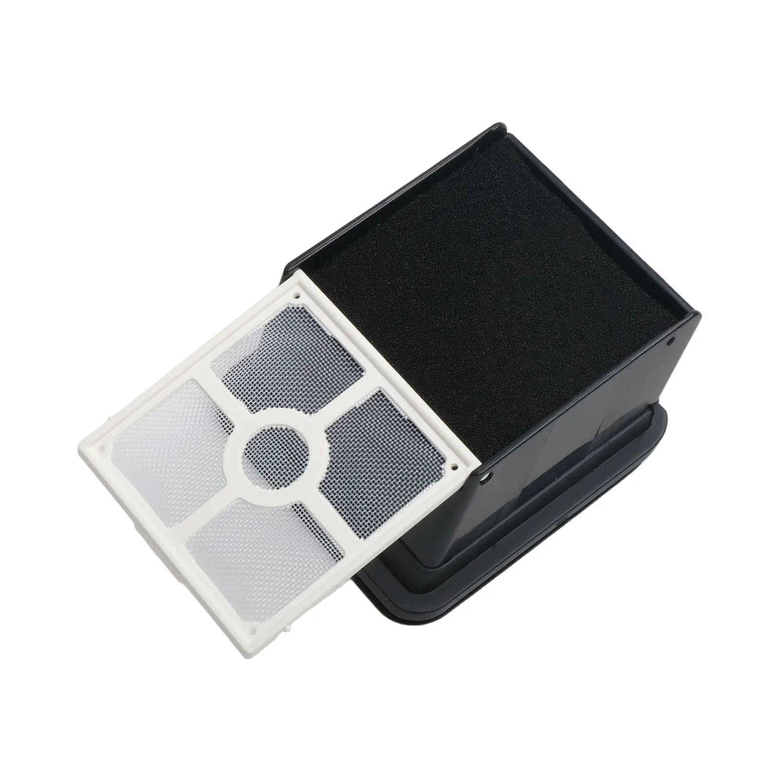 Reinigung Trockenreinigungsfilter Schwarz + Weiß Akku-Staubsaugerfilter Kunststoff und Filterpapier Verbesserung der Luftqualität