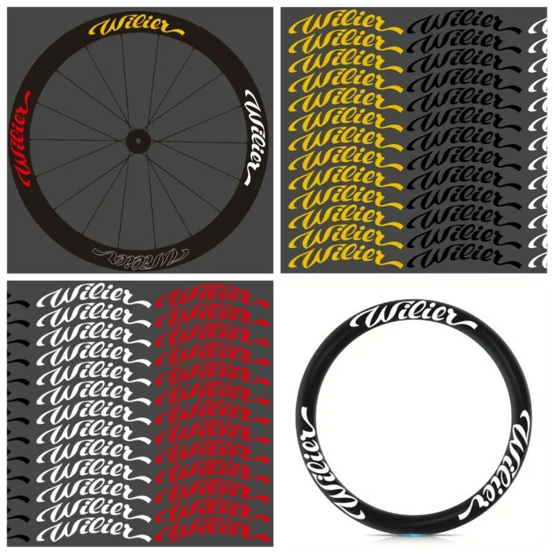 13Pcs/sheet, (13 in Total) 2D Flat, Motorcycle Sticker, Road Bike Decorative Sticker, Suitable Bicycle Road Bike Rim Decorative