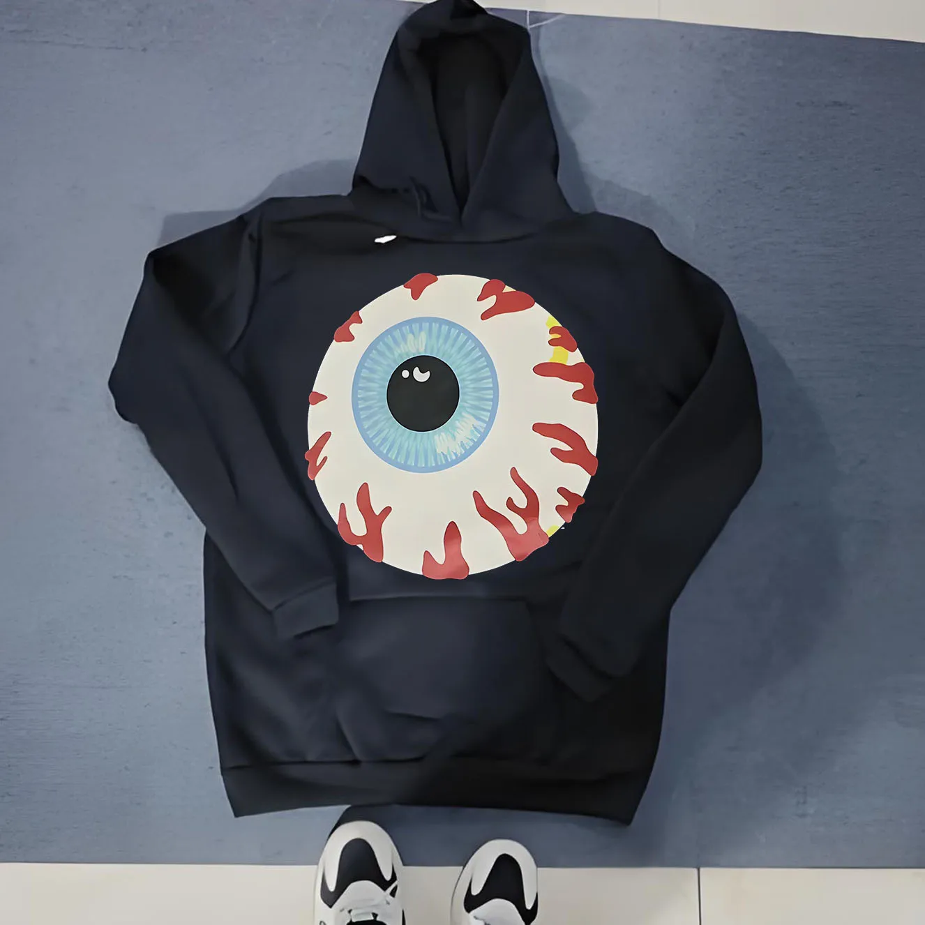 

Harajuku Big Eyeball Hoodies Women Streetwear Fashion Hoodie Y2k Top Sweatshirt 2000s Casual Tracksuit Men Clothing