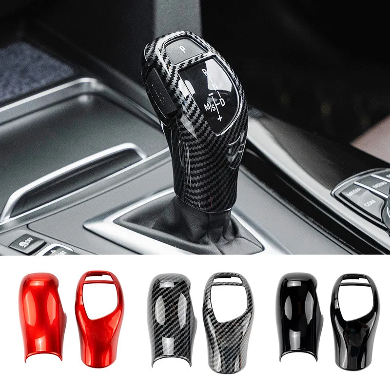 

Car Shifter Cover Gear Knob Trim Cover For BMW 123456 Series GT X3X4X5X6 F20F21F22F23F30F31F34F32F33F07F10F11F12F13F25F26F15F16