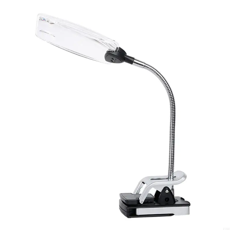 F26C Multifunctional Table Lamp Magnifying Glass Lamp Clip Desk Lamp Eye for Protection Reading Led Desk Lamp with Base Stand