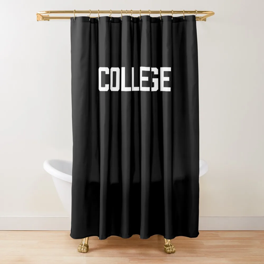 

Vintage Bluto's College Shower Curtain Waterproof Shower Shower Sets For Bathroom Bathroom Fabric Curtain