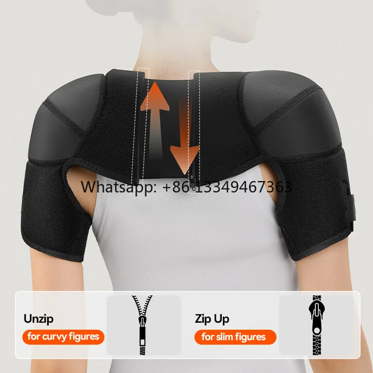 

Women's Shoulder Heated Graphene Far-Infrared Vibrating Massager 9 Modes 3-Level Vibration Heating Wireless Remote Shoulder