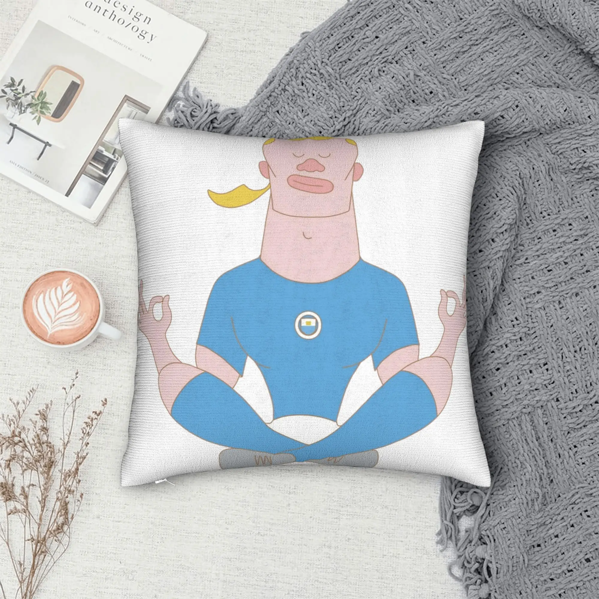 Erling Haaland record breaker Pillow Cover  Comfy Cushion Cover Novelty Pillow Case For Living Room Sofa