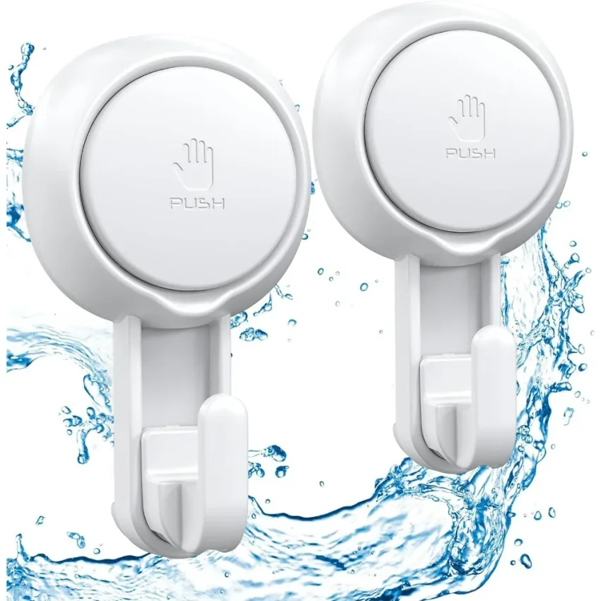 

Suction Cup Hooks Powerful Vacuum Waterproof Suction Hook Hanger Bathroom Kitchen Towel Wall Hook Storage Holder Organization