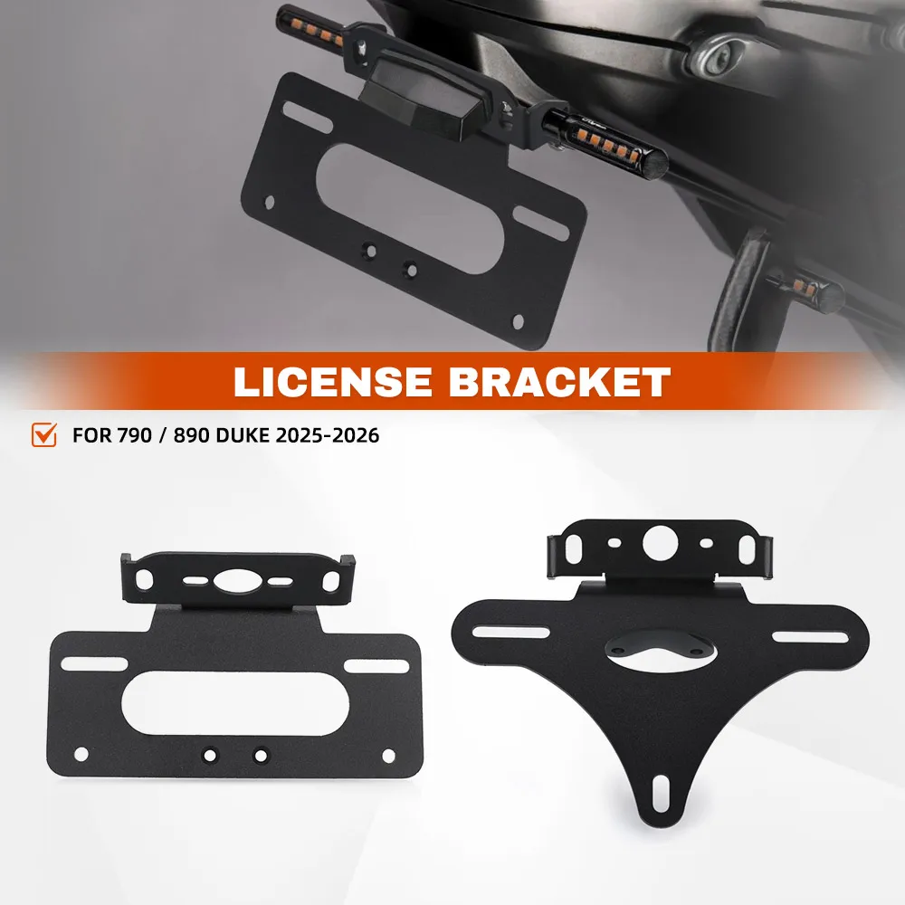 

2025-2026 For 790 / 890 Duke Moto License Plate Rear Relocation Bracket Fender Eliminator Kit For KTM DUKE 790 /L DUKE 890 /R GP