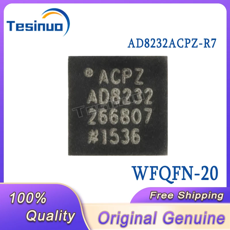 

2/PCS New Original AD8232ACPZ-R7 WFQFN-20 Single lead - Heart rate monitor analog front-end chip In Stock